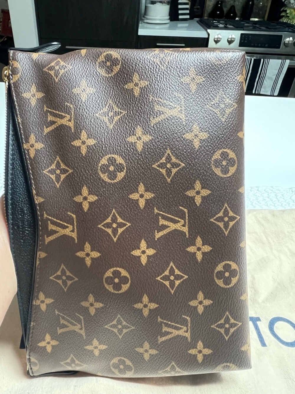 Louis Vuitton Pallas Monogram & Noir Toiletry Pouch or Purse (NEW) - Picture 4 of 16